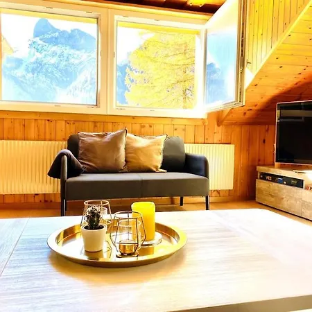 Cozy Apartment In Vintage House In Kandersteg Exterior photo
