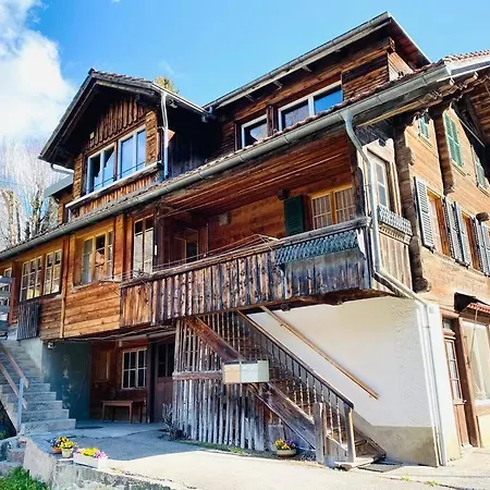 Cozy Apartment In Vintage House In Kandersteg Exterior photo