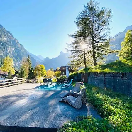 Cozy Apartment In Vintage House In Kandersteg Exterior photo