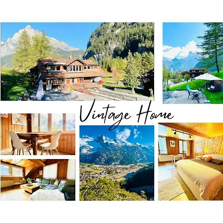 Cozy Apartment In Vintage House In Kandersteg Exterior photo